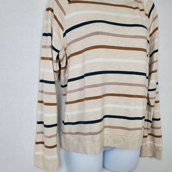 Thread & Supply Striped Long Sleeve Top Small - Picture 3 of 7